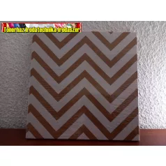   Victoria Chevron Cream parafatábla ( üzenőtábla) keret nélkül, 40x40 cm (VVIP02) (parafa tábla)