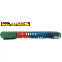   H-Tone Permanent (alkoholos filctoll) marker zöld, kúpos heggyel 1-3 mm