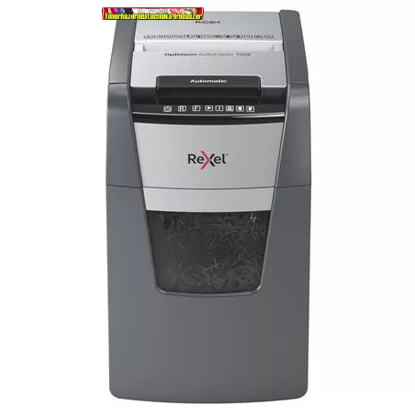 REXEL, Optimum AutoFeed+ 130X Iratmegsemmisítő, konfetti, 130 lap