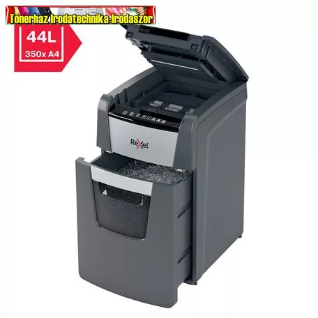 REXEL, Optimum AutoFeed+ 130X Iratmegsemmisítő, konfetti, 130 lap