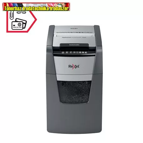 REXEL, Optimum AutoFeed+ 130X Iratmegsemmisítő, konfetti, 130 lap