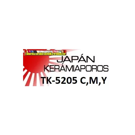 Kyocera TK-5205 color Kerámiaporos premium utángyártott tonerek 12K/szín 100% ÚJ  (TK5205,TK 5205)
