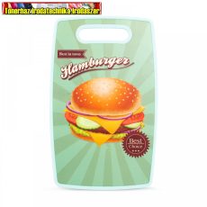 57205B Vágódeszka - Hamburger - 