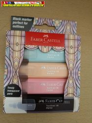 Faber-Castell Szövegkiemelő 4db-os készlet GLASSY PASZTELL TEXTLINER 254694