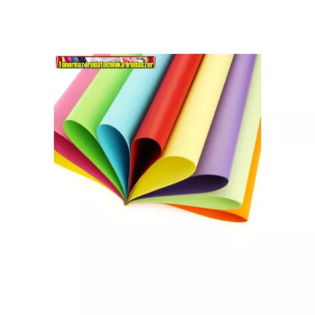 Dekorkarton 200gr. 50x70 cm. 2 oldalas  kül.színben