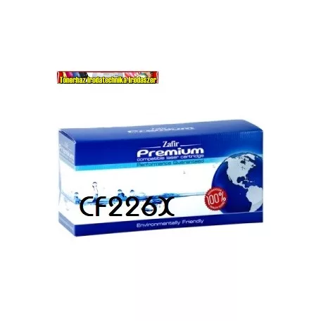 Utángyártott CF226X Zafir Prémium  Toner Black 9k No.26X HP nyomtatóhoz