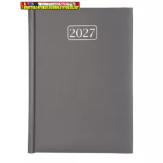   VICTORIA OFFICE Chrono határidőnapló, naptár, tervező, A5, napi, szürke (2027 évi) (agenda)