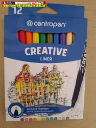 CENTROPEN TŰFILC Creative liner  - 2521 - 12 darabos készlet