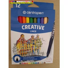   CENTROPEN TŰFILC Creative liner  - 2521 - 12 darabos készlet