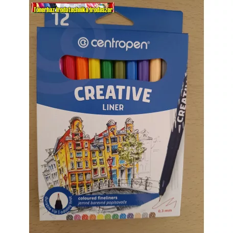 CENTROPEN TŰFILC Creative liner  - 2521 - 12 darabos készlet