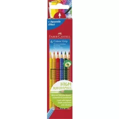   FABER-CASTELL Grip 2001 Színes ceruza készlet, háromszögletű, , 6 különböző szín 112406