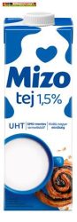 Tartós tej, visszazárható dobozban, 1,5%, 1 l, MIZO UHT