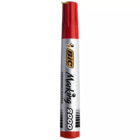 BIC Marking 2000 alkoholos marker PIROS (permanent) kerek hegy 