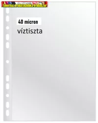 Lefűzhető genotherm 40 mikron víztiszta 100db/cs (40mik) TREND Lefűzhető genotherm 40 mikron víztiszta 100db/cs (40mik) TREND