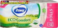 Eü. papír Zewa Eco Comfort 16 tekercses toalettpapír 3 rétegű