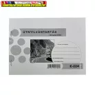 Nyomtatvány útnyilvántartás A/5 fekvő 50 lapos E.224.