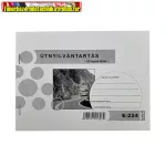 Nyomtatvány útnyilvántartás A/5 fekvő 50 lapos E.224.