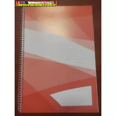 Spirálfüzet pd A/4-60 lapos  kockás (A/4)