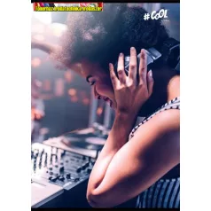  Füzet, tűzött, A5, vonalas, 96 lap, COOL BY VICTORIA, - DJ -  (21-32)
