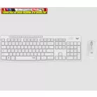Logitech MK295 Silent Wireless Combo billentyűzet + egér White HU