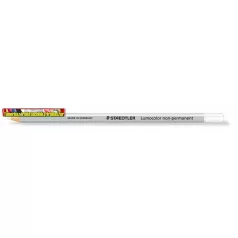  STAEDTLER Lumocolor 108 Fehér ceruza, hatszögletű, mindenre író, lemosható (omnichrom),