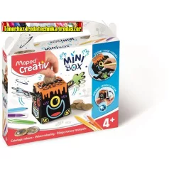   MAPED CREATIV, Mini Box Pénzpersely készítő kreatív készségfejlesztő készlet, színezhető, 