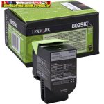 Lexmark 802SK (80C2SK0) eredeti toner, Fekete 2,5k