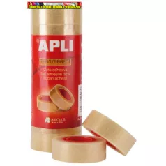   Apli Transparent átlátszó ragasztószalag, 19 mm x 33 m 12490 DB- ÁR (8db/cs) (cellux)