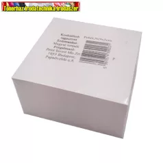   Kockablokk 9x9x5 cm  ragasztott,fehér  300 lapos (tépőtömb,kockatömb) PD