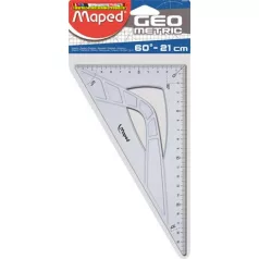   MAPED Geometric Háromszög vonalzó, műanyag, 60°, 21 cm, 
