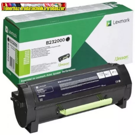 LEXMARK B2338,B2442 RETURN TONER BLACK 3K (EREDETI) B232000
