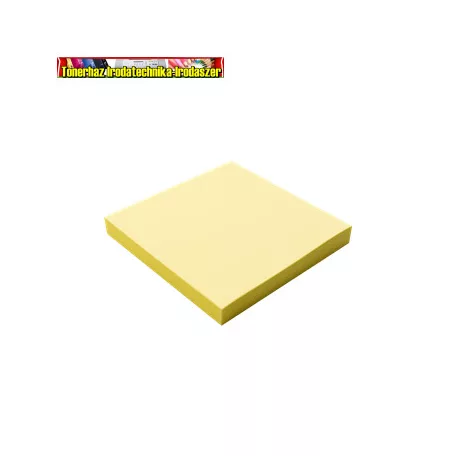 3M 654 Post-It, sárga Jegyzettömb öntapadó, 76x76mm, 100lap/tömb  (49736)