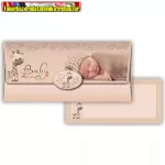   Pénzboríték kísérőkártyával 18x8,5cm  Baby born  (55-044)