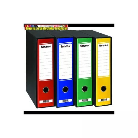FOROFFICE tokos iratrendező A/4 80mm kül.színben
