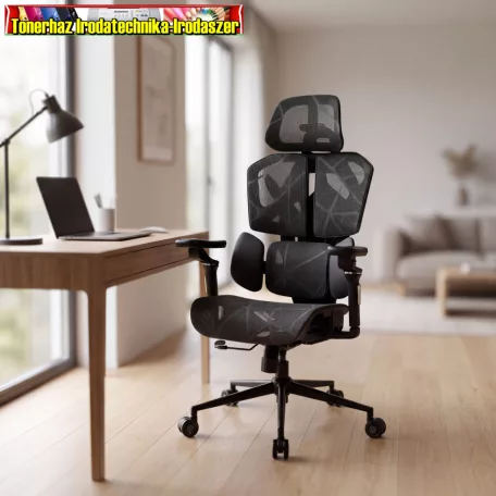TitanMesh Pro Irodai forgószék oldalpárnával - fekete- 119 x 72 x 73 cm BMD1123BK