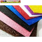 DEKORGUMI A/4 VEGYES GLITTER 10DB/CS