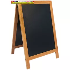   Megállító Kréta tábla 55x85 cm Securit Duplo lakkozott tölgy
