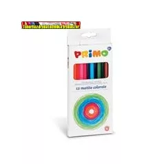   - KIÁRUSíTÁS - PRIMO Színesceruza készlet hatszögletű 503MAT12E 12db-os
