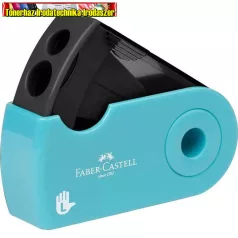   Faber-Castell hegyező bicska 2 lyukú BALKEZES türkiz színben