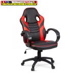   BMD1109RD Gamer szék karfával - piros - 71 x 53 cm / 53 x 52 cm