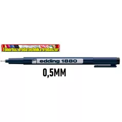 Tusfilc, 0,5 mm, EDDING 1880, fekete