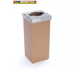   RECOBIN Office Szelektív hulladékgyűjtő, újrahasznosított, 50 l,  szürke