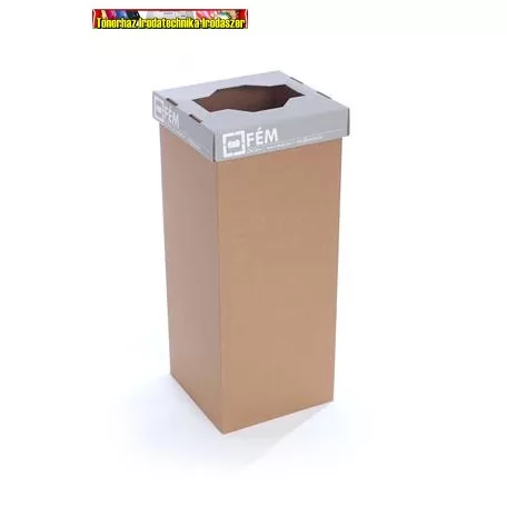 RECOBIN Office Szelektív hulladékgyűjtő, újrahasznosított, 50 l,  szürke