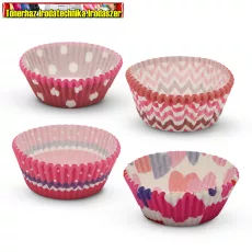 57168H Muffin papír szett - szív - 100 db / csomag 57168H Muffin papír szett - szív - 100 db / csomag
