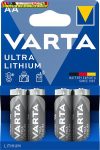 VARTA Ultra Lithium AA Lithium CERUZA ELEM LR6  db-ár