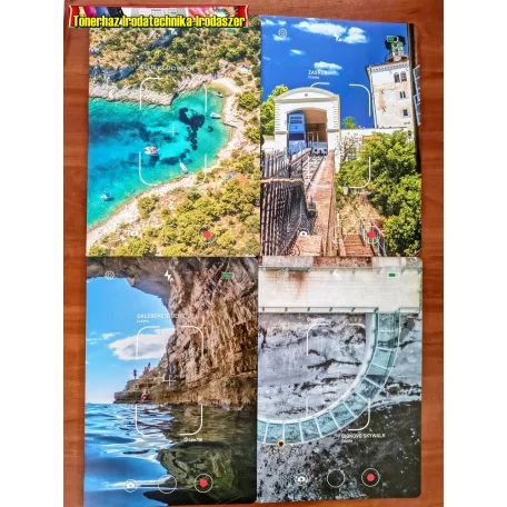 Füzet, A4, kockás, LIPAMILL A/4 40 lapos Postcard (A/4) (87-32) (87-40)