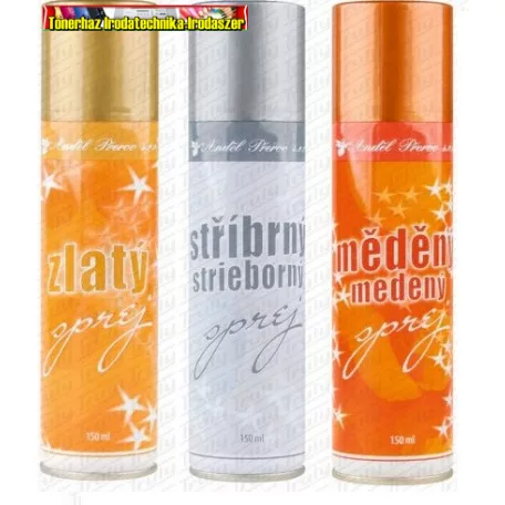 DEKOR SPRAY ARANY v. EZÜST, v. BRONZ 150ml/flakon