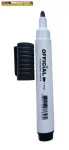   OFFICIAL  Táblamarker fekete, kúpos heggyel  (whiteboard marker,táblafilc)
