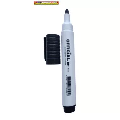   OFFICIAL  Táblamarker fekete, kúpos heggyel  (whiteboard marker,táblafilc)