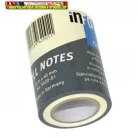 Jegyzettömb Info Notes 5620-01  öntapadós henger 60 mm x 10 m sárga